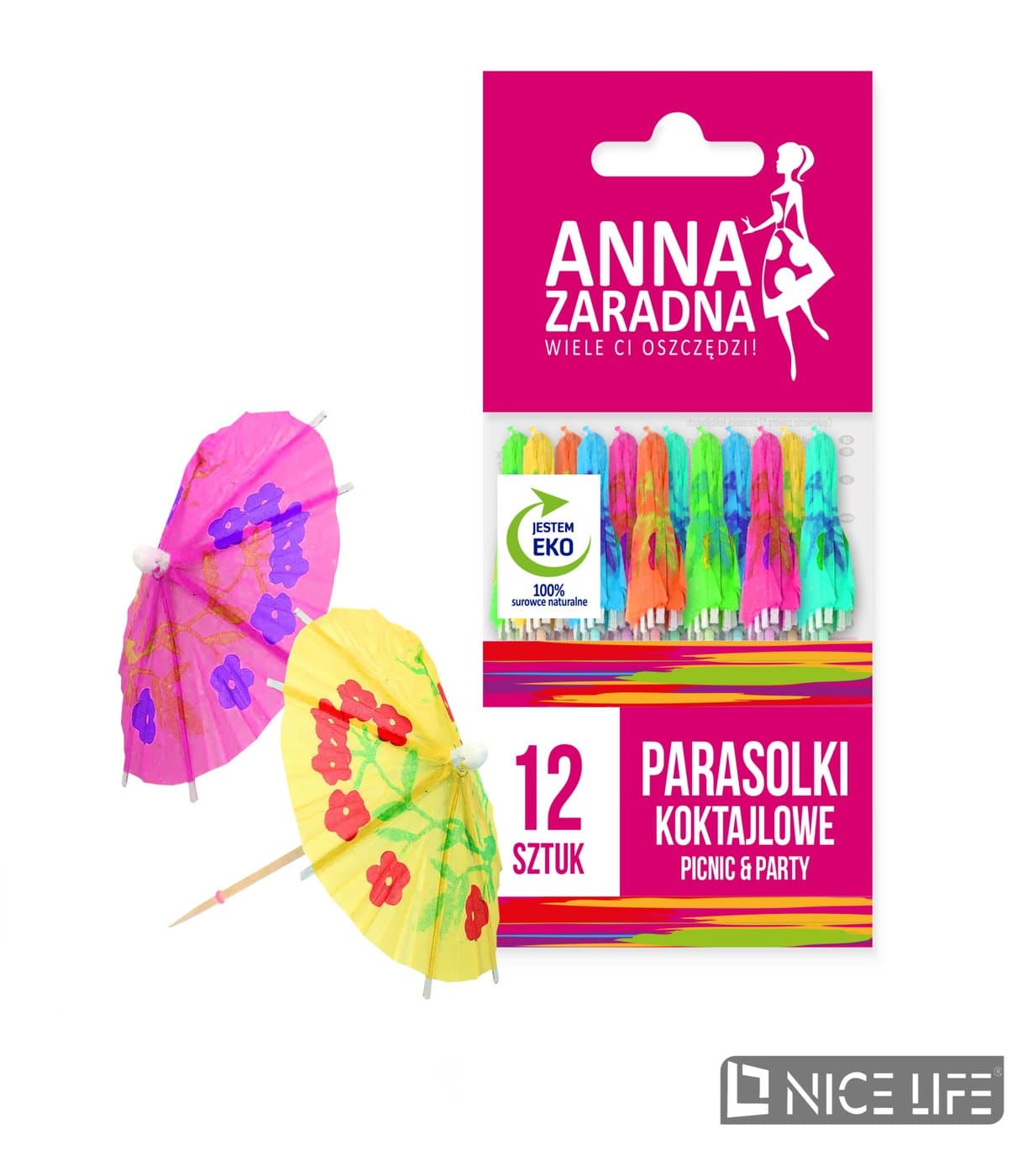 Parasolki koktajlowe 12 szt.