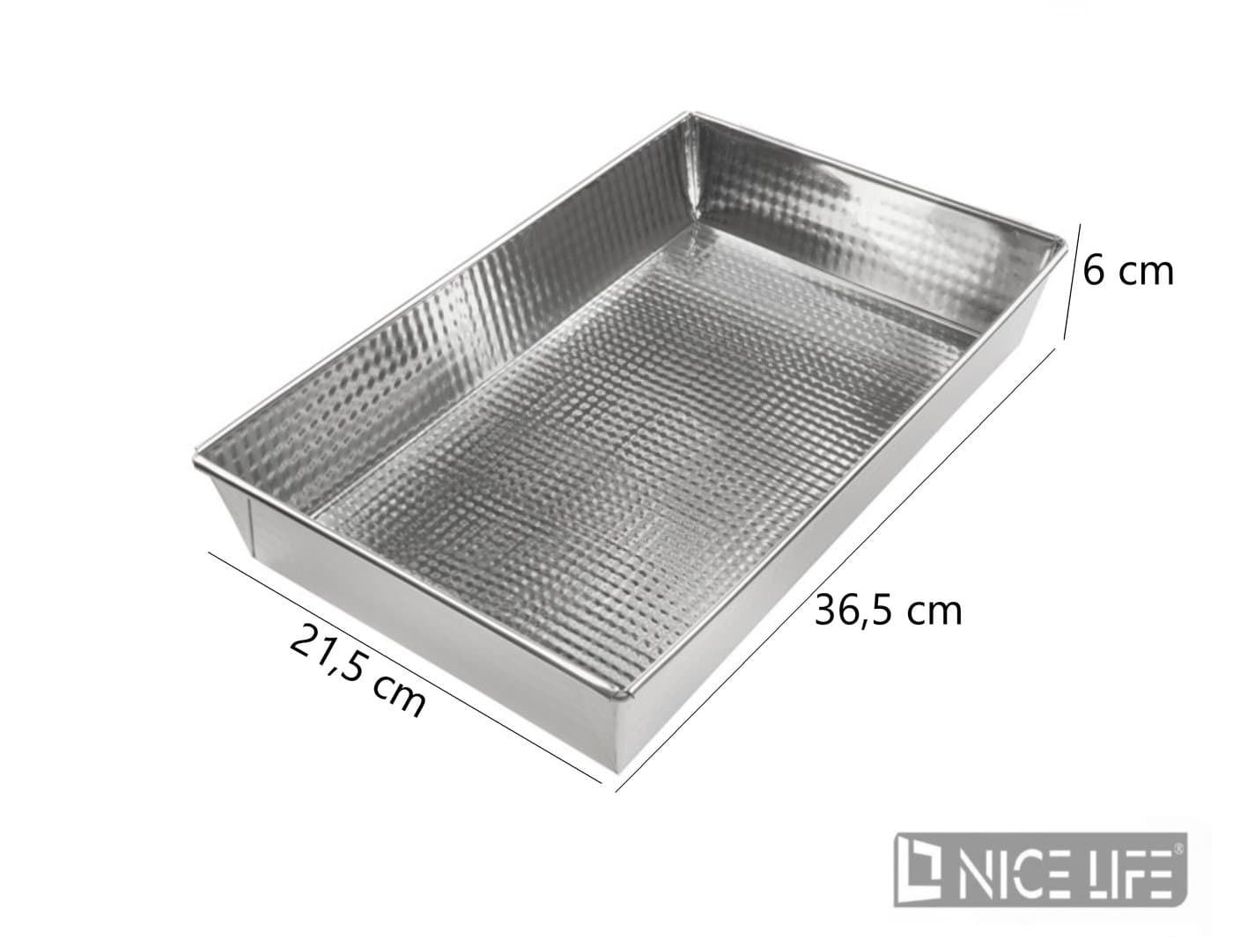 Blacha do pieczenia ciast metalowa 250 × 400