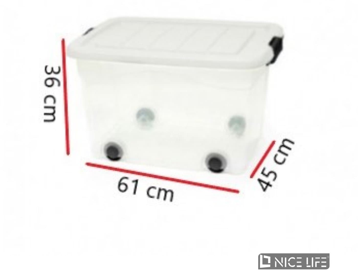 AGD Pojemnik Roller Box 60L , pokrywa TP