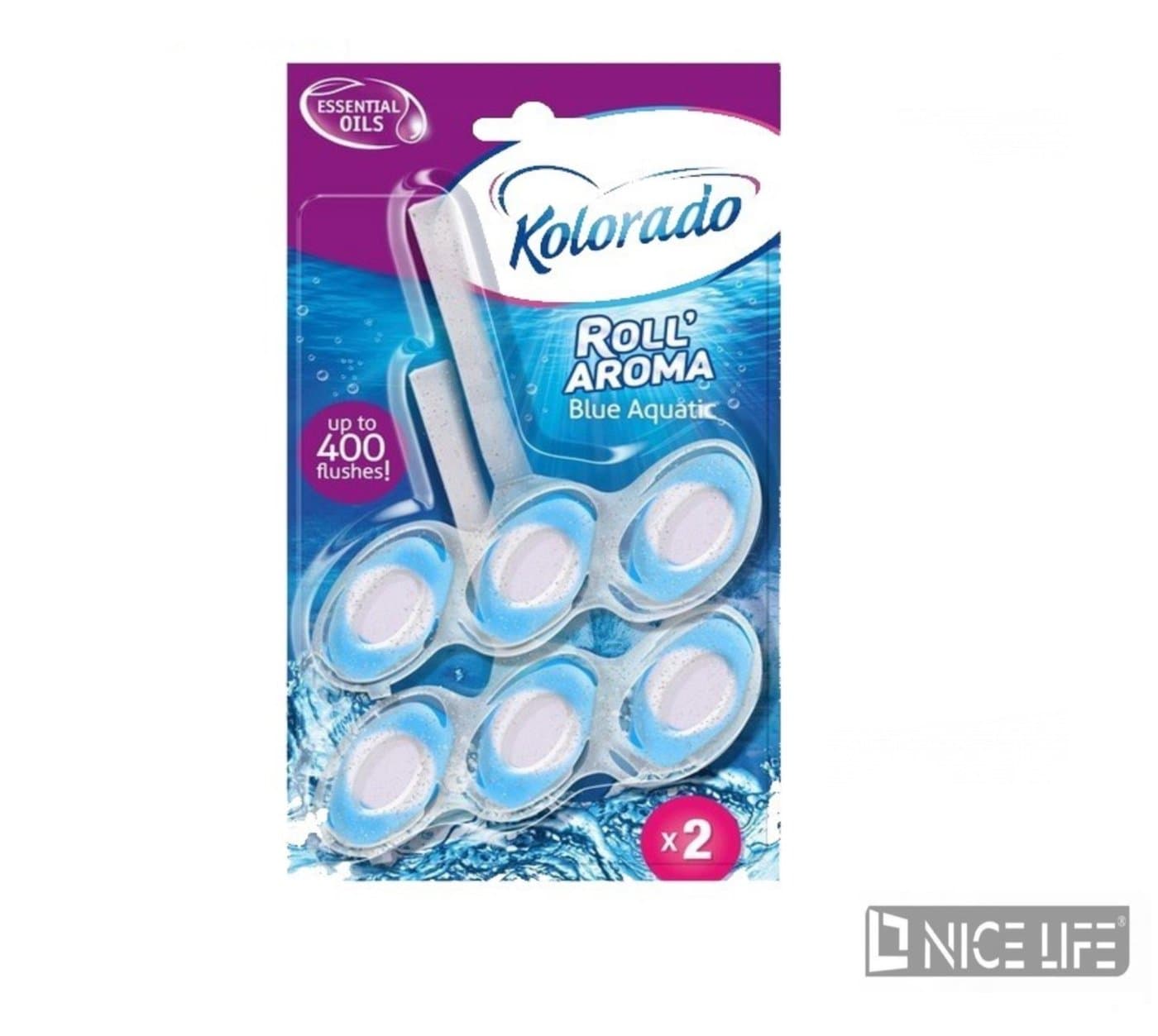 Zawieszka do muszli toaletowej o wodnym aromacie