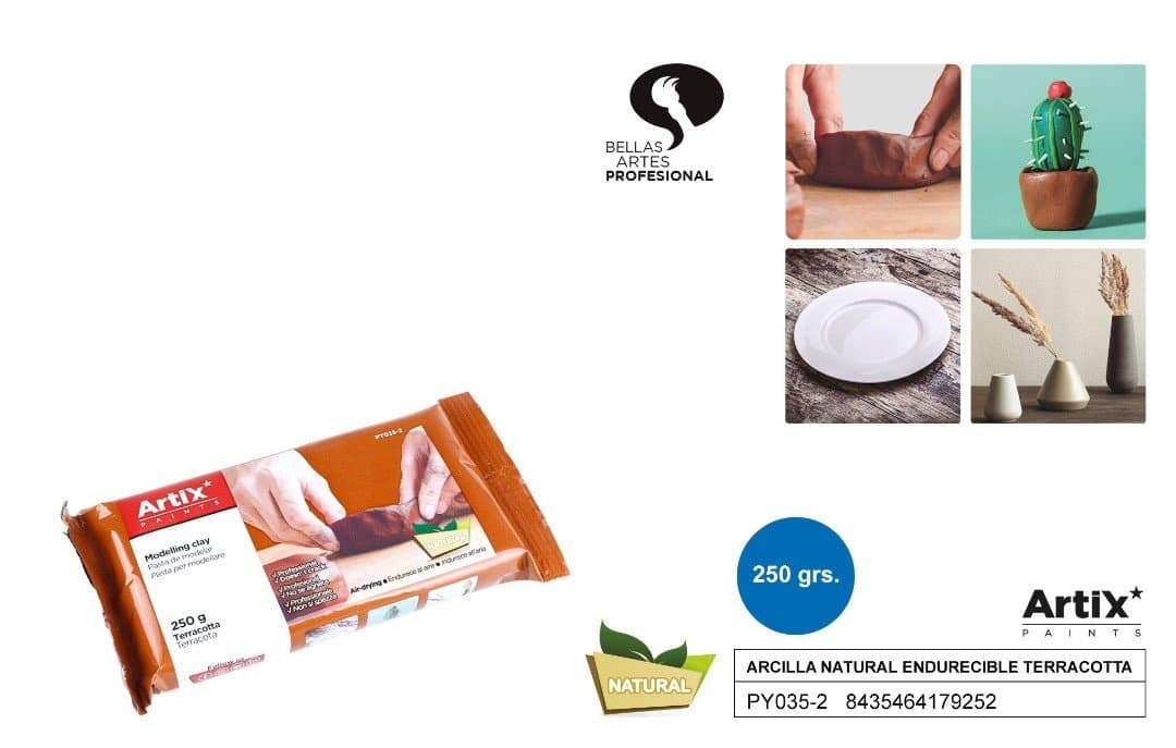 Glina samoutwardzalna terakota 250 g