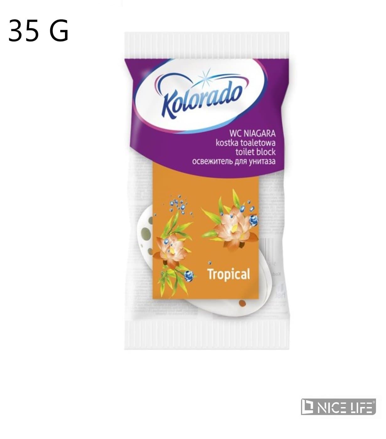 Kostka do WC tropikalna