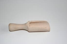 Czerpak drewniany do produktów sypkich 9 cm