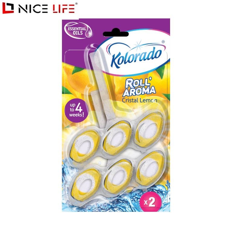 Zawieszka do muszli toaletowej o cytrynowym zapachu