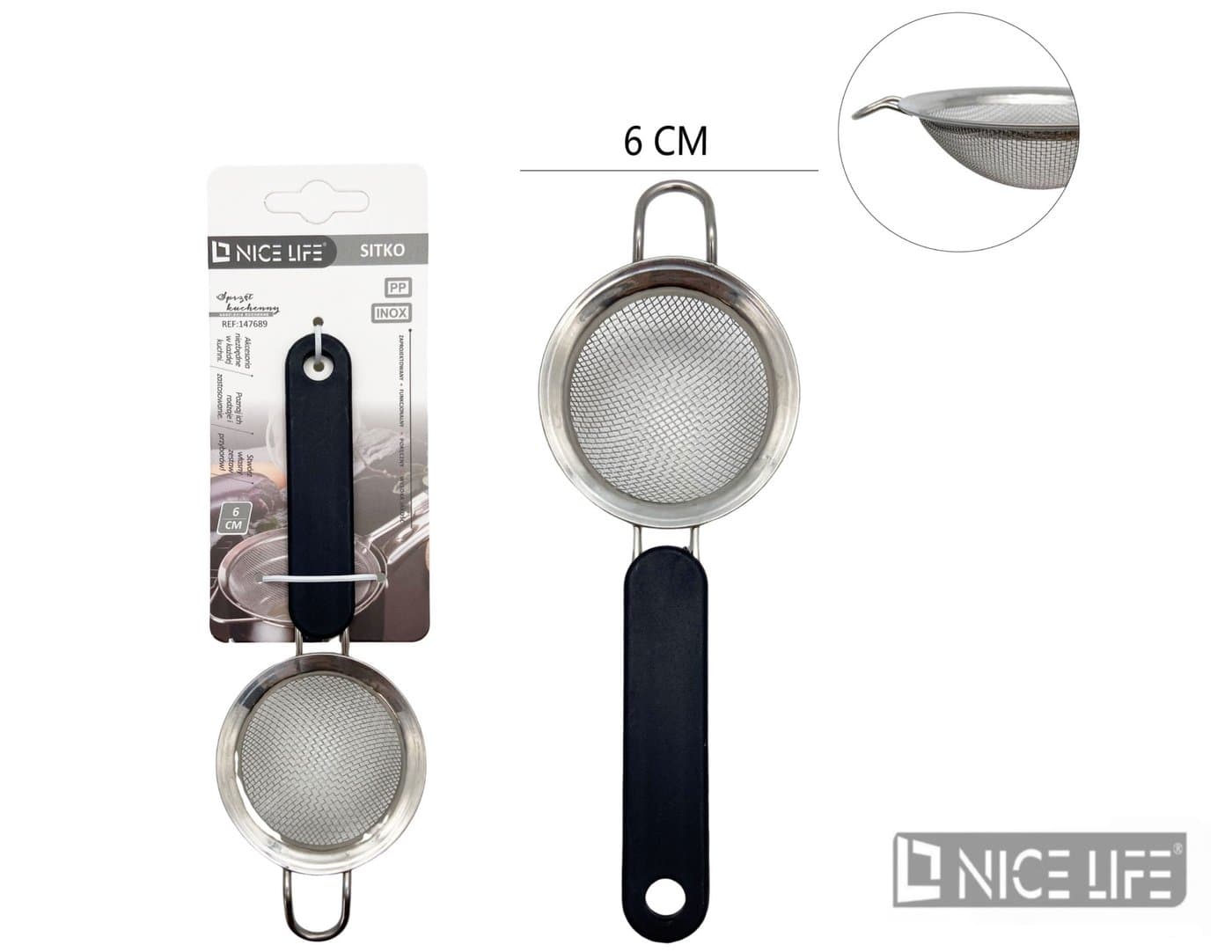 Sitko metalowe 6 cm