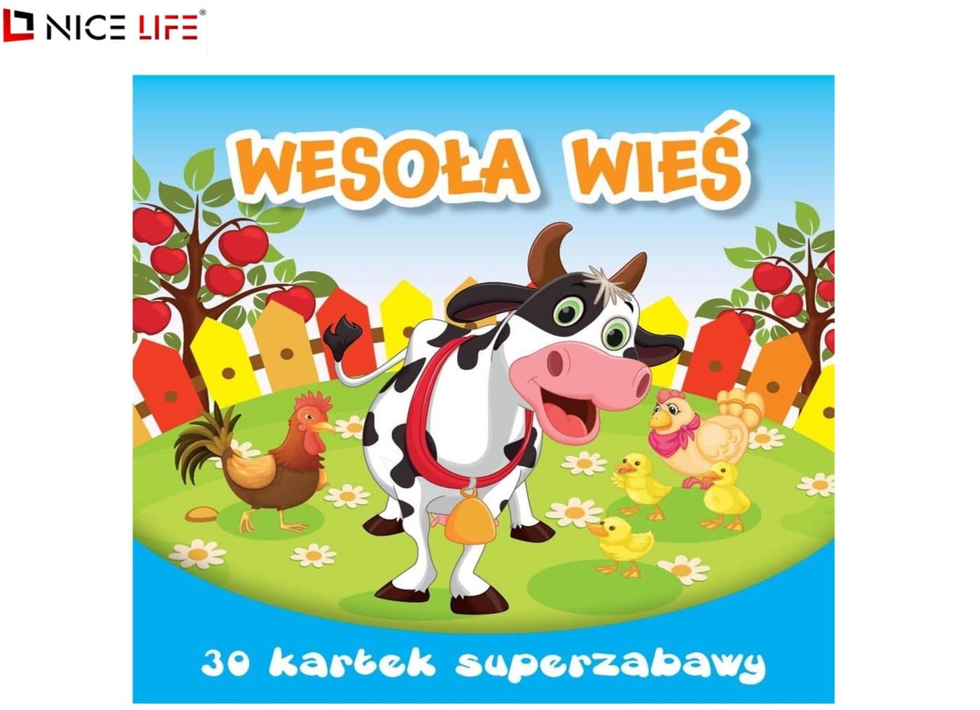 Kolorowanka z motywem życia na wsi