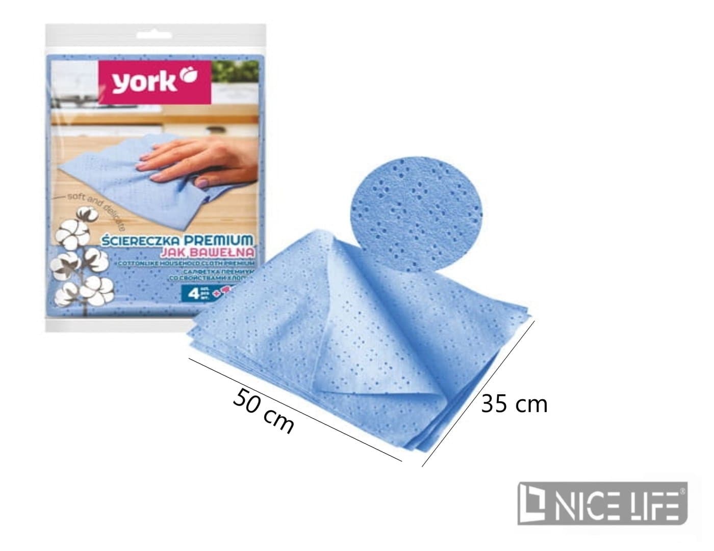 Ściereczka Premium jak bawełna 4 plus1