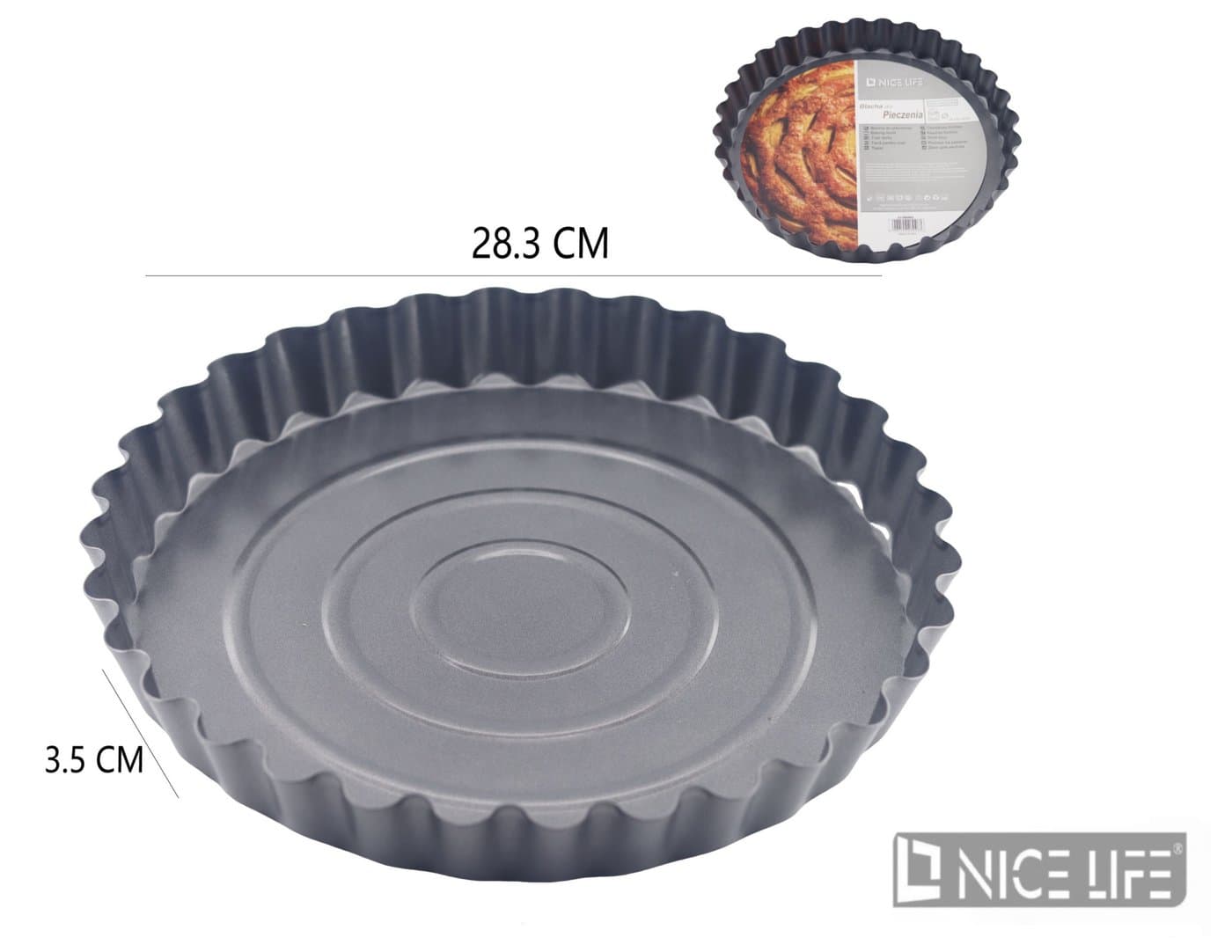 Forma do pieczenia tart okrągła z falowanym brzegiem