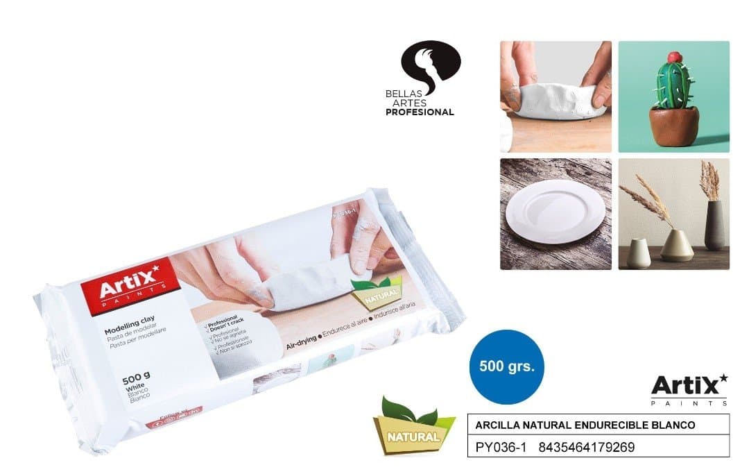 Glina samoutwardzalna biała 500 g