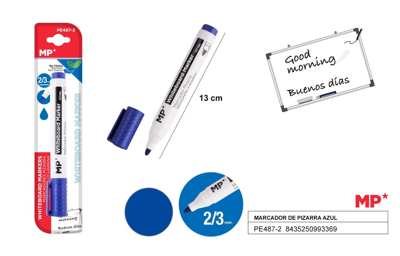 Marker do tablic niebieski 2-3MM MP