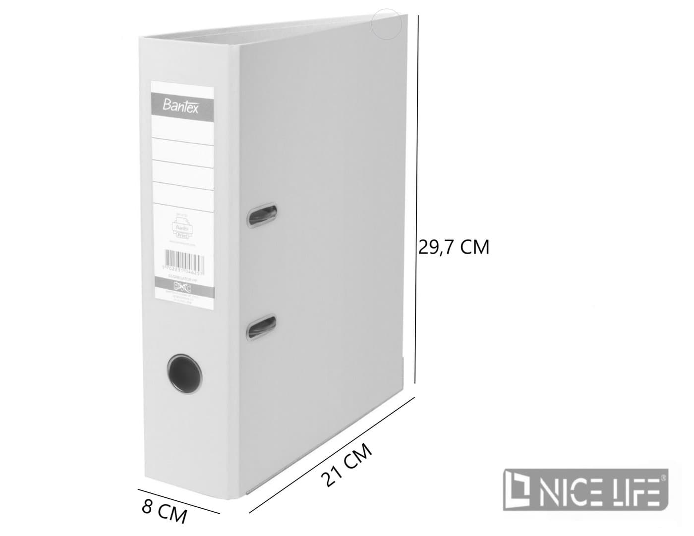 SEGREGATOR SZYNOWY XXL A4/8CM SZARY