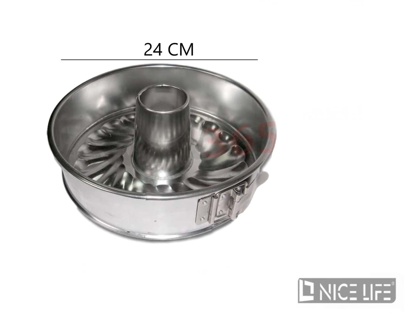 Tortownica wieńcowa metalowa z kominem