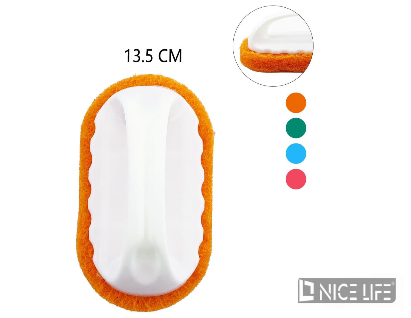 Szczotka do mycia z plastikowym uchwytem