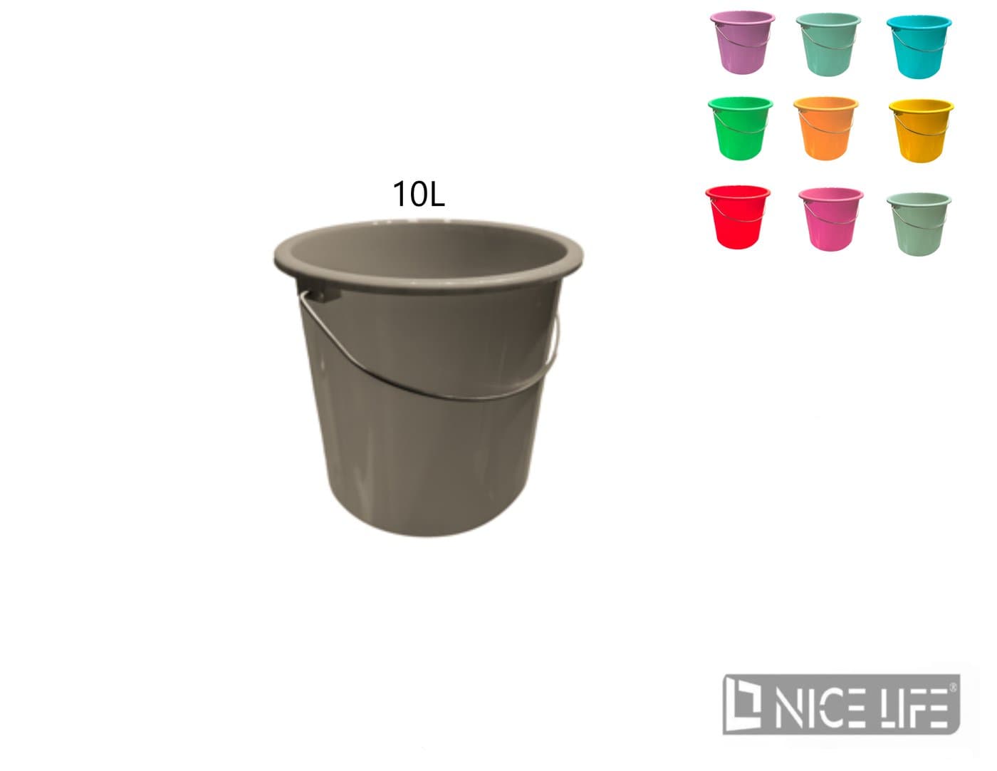 Wiadro Eco Line 10 l plastikowe