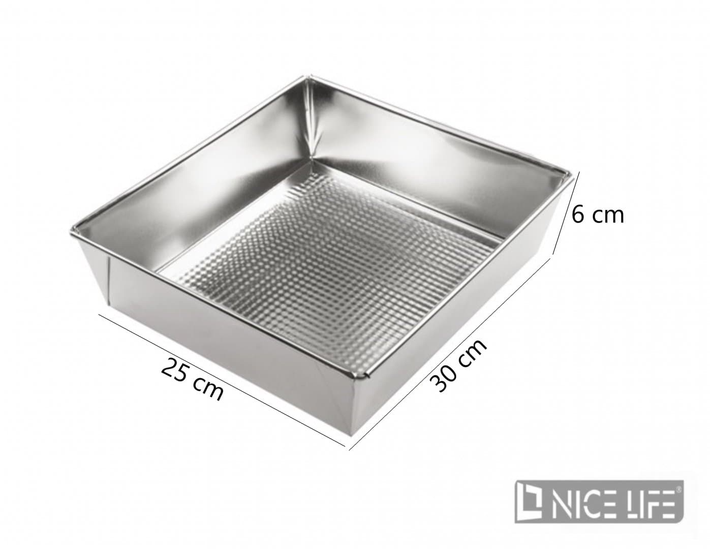 Blacha do pieczenia ciast metalowa 250 × 300