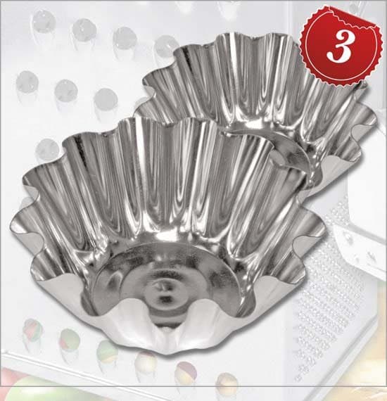 Foremka metalowa karbowana do pieczenia 130