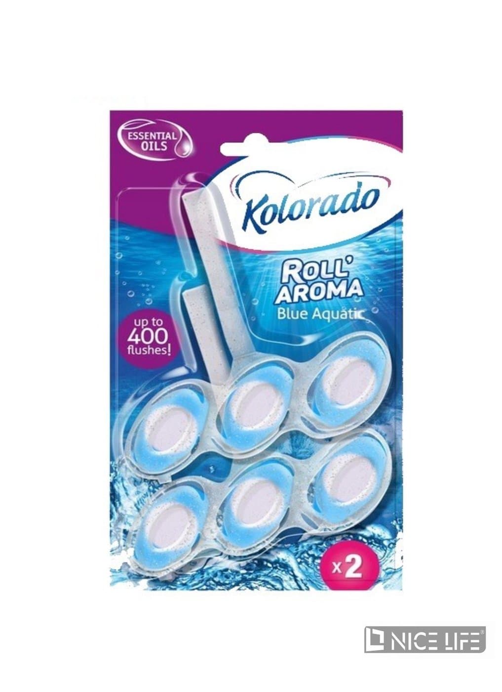 Zawieszka do muszli toaletowej o wodnym aromacie