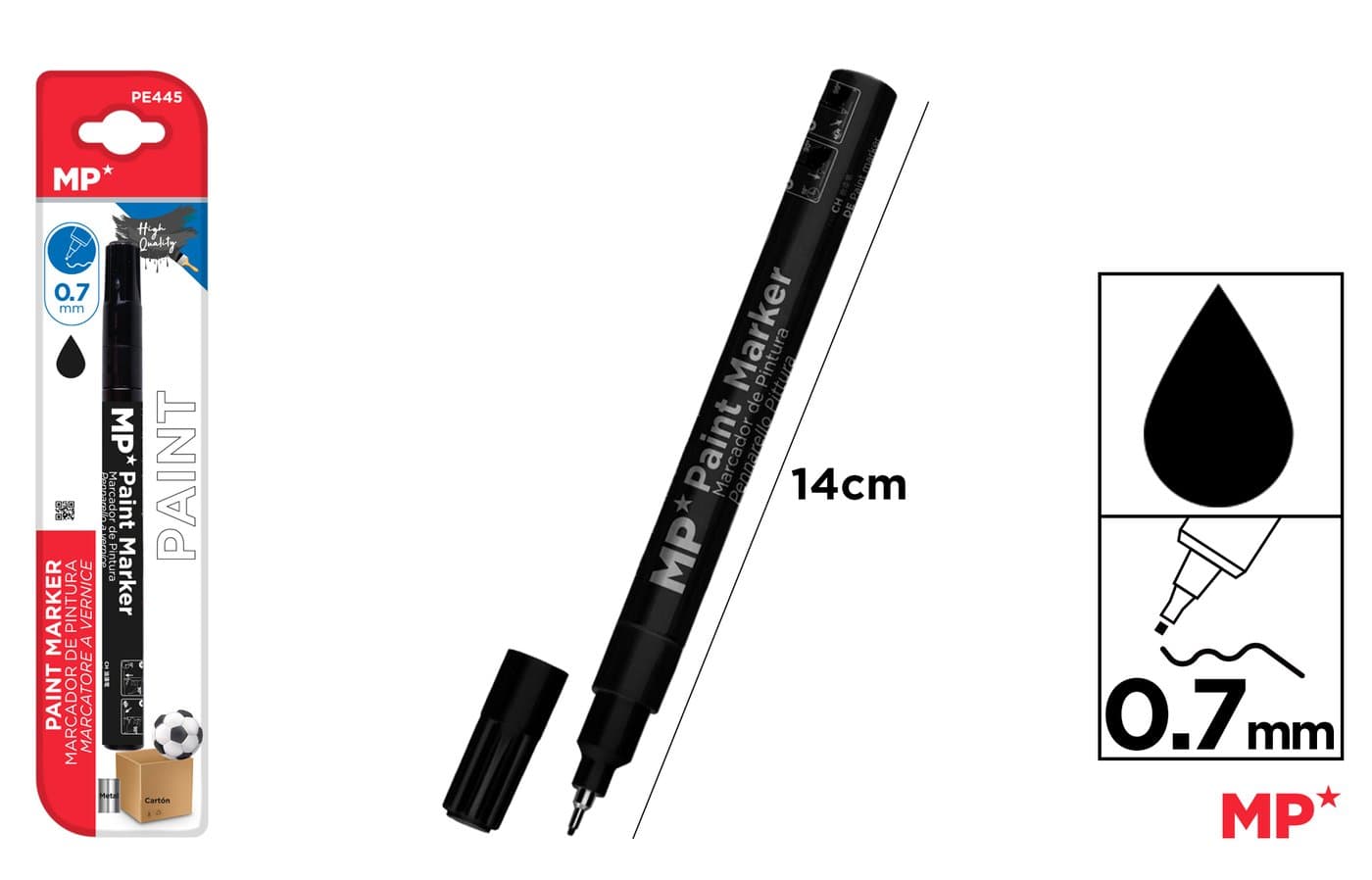 Marker olejowy cienki 0.7MM