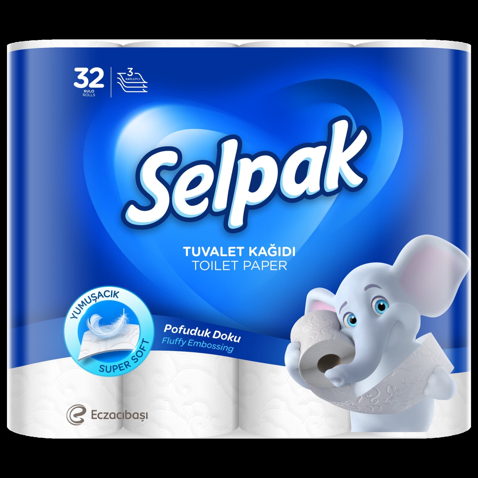 SELPAK papier toaletowy 32 rolki
