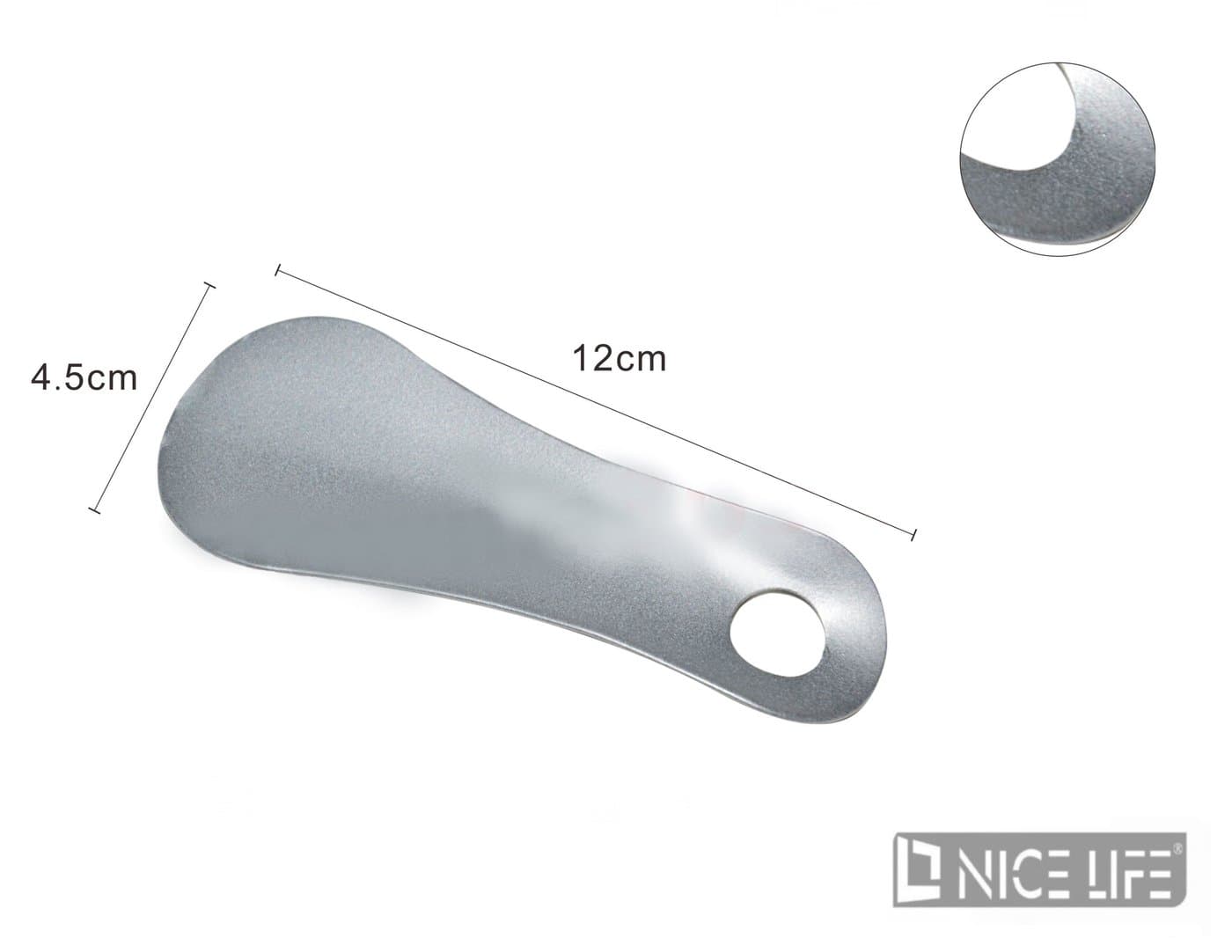 Łyżka do butów mała metalowa