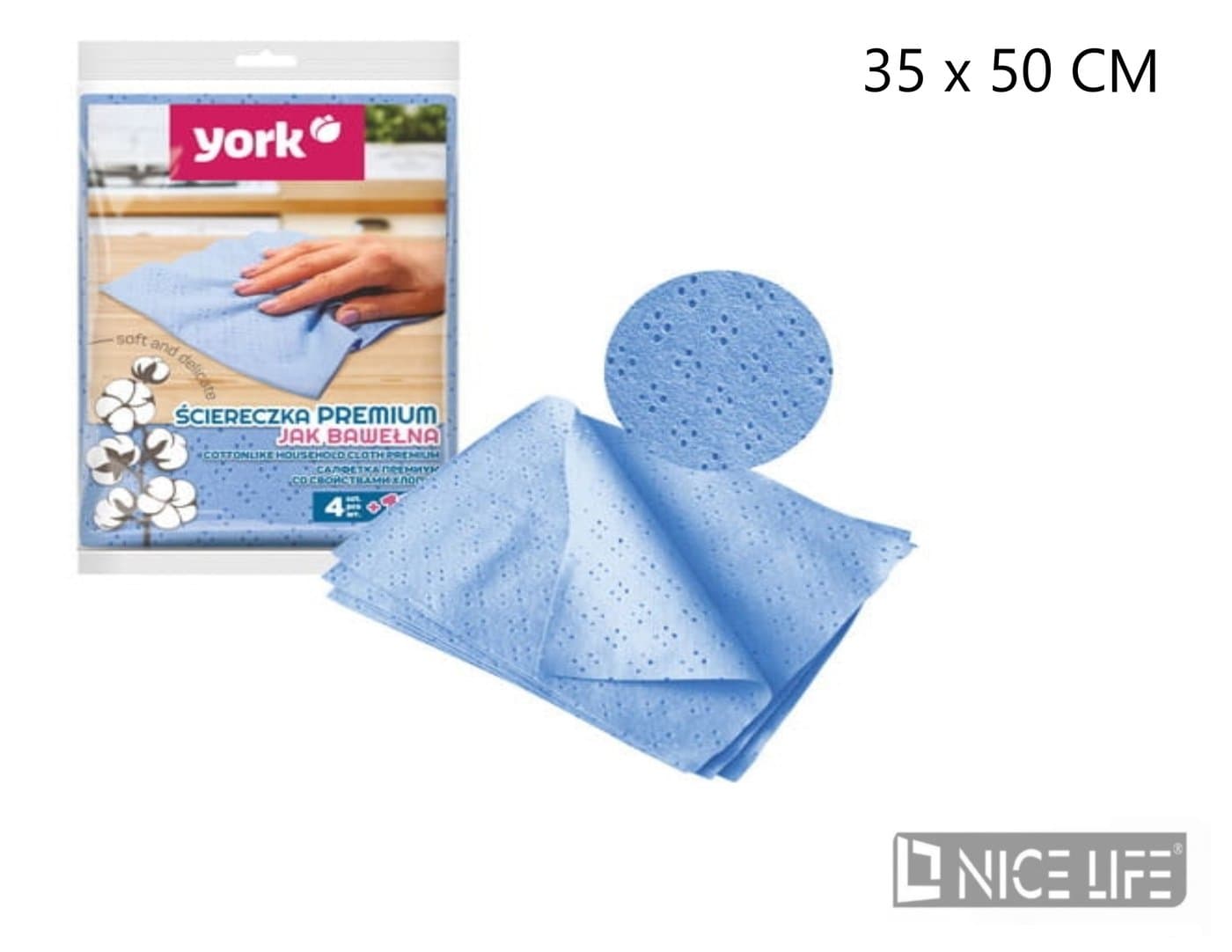 Ściereczka Premium jak bawełna 4 plus1