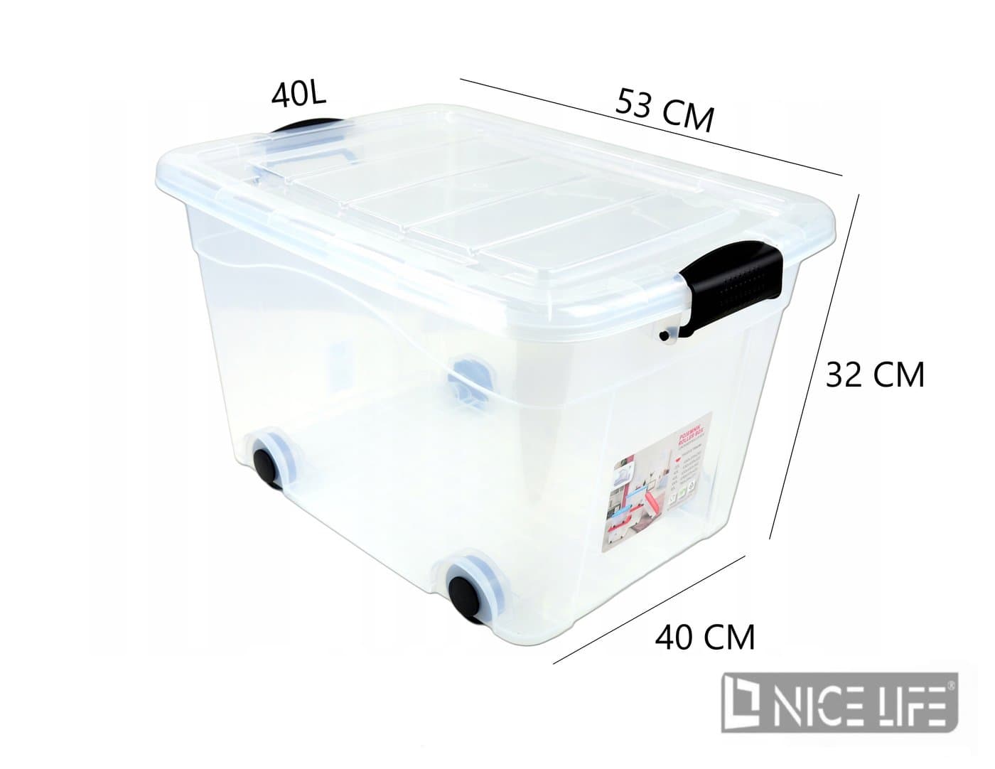 AGD Pojemnik Roller Box 40L, pokrywa TP