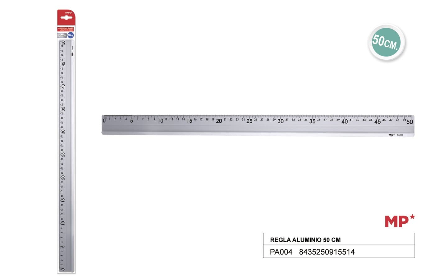 Linijka aluminiowa 50CM MP