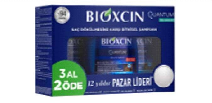 BIOXCIN QUANTUM szampon 3 szt x100 ml