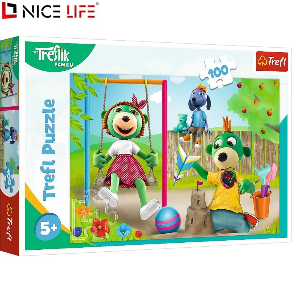 Puzzle 100 el. Zabawne Trefliki