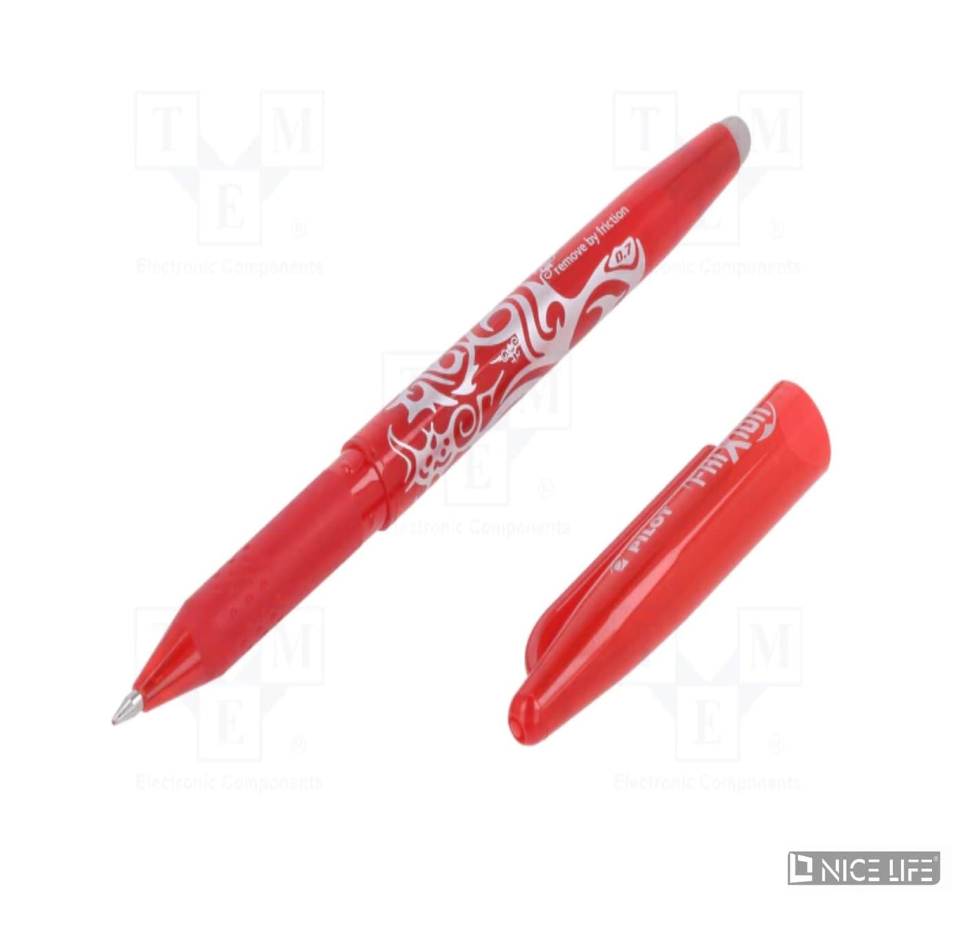 Pióro czerwone 0,7mm FRIXION PILOT