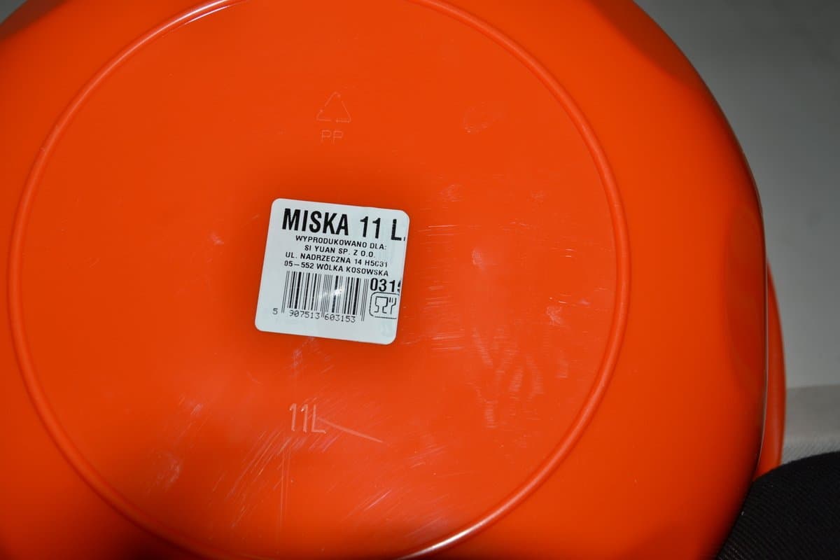 Miska plastikowa 11 l