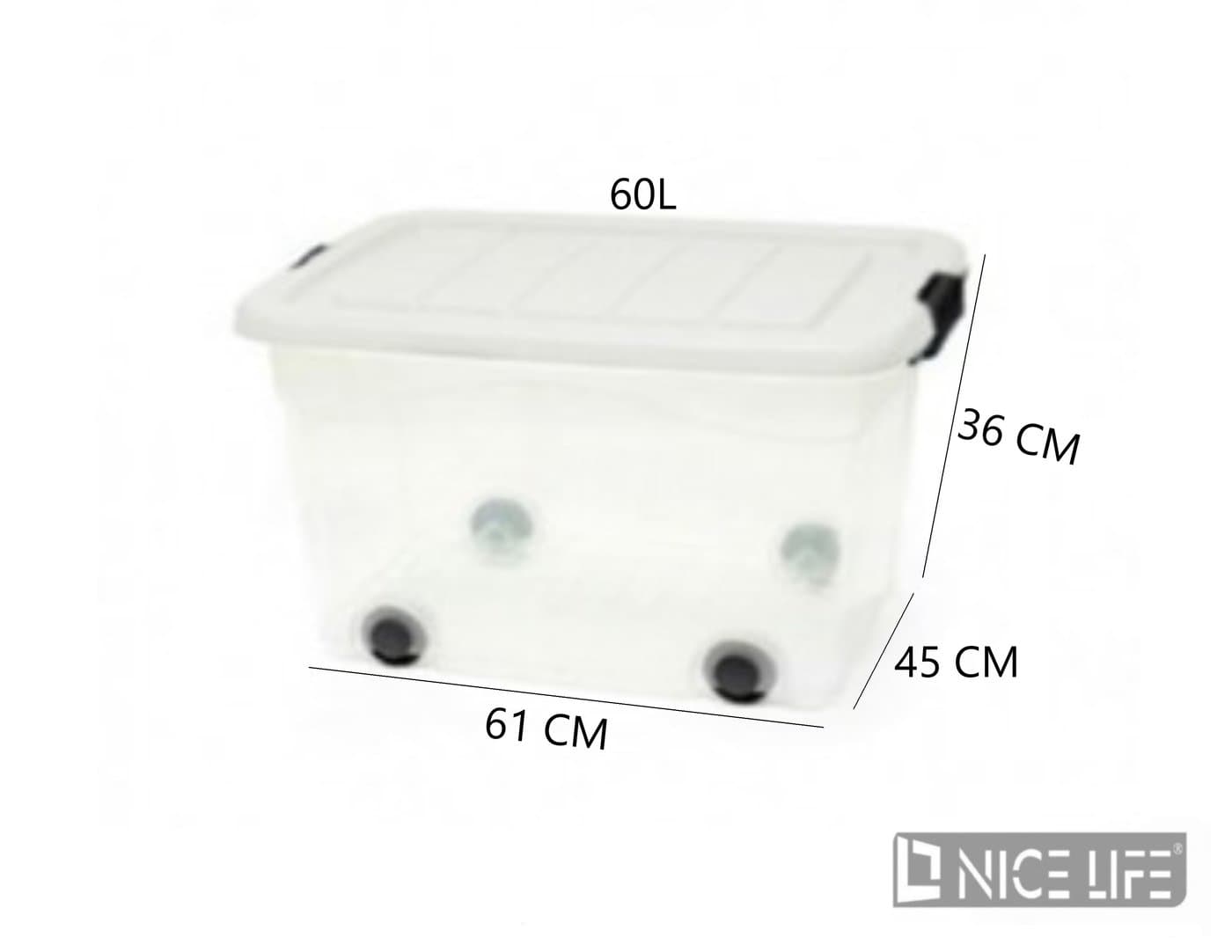 AGD Pojemnik Roller Box 60L , pokrywa TP