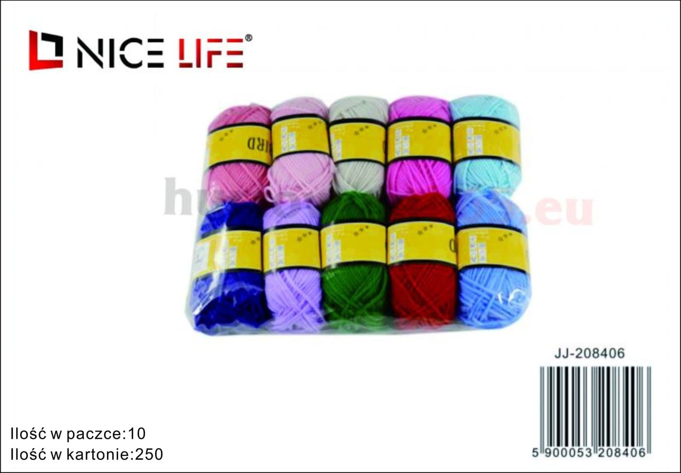 Włóczka 50 g, mix kolorów