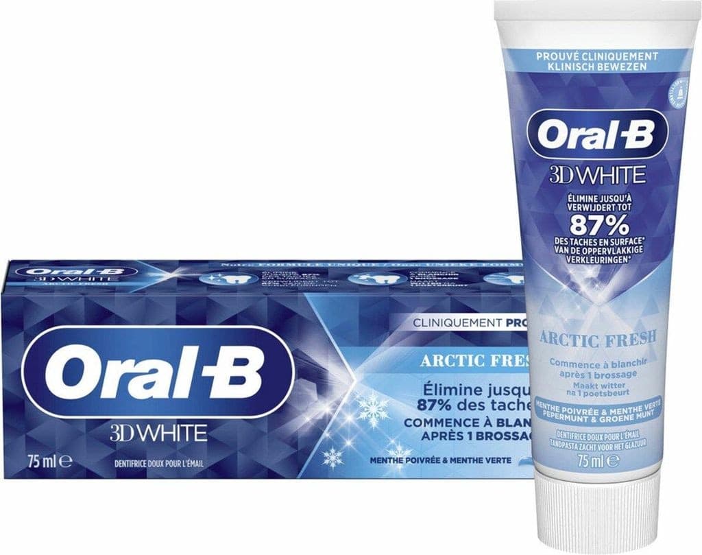 ORAL – B 3D chorcoal pasta do zębów z węglem 75 ml