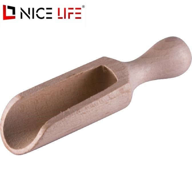 Czerpak drewniany do produktów sypkich 8 cm