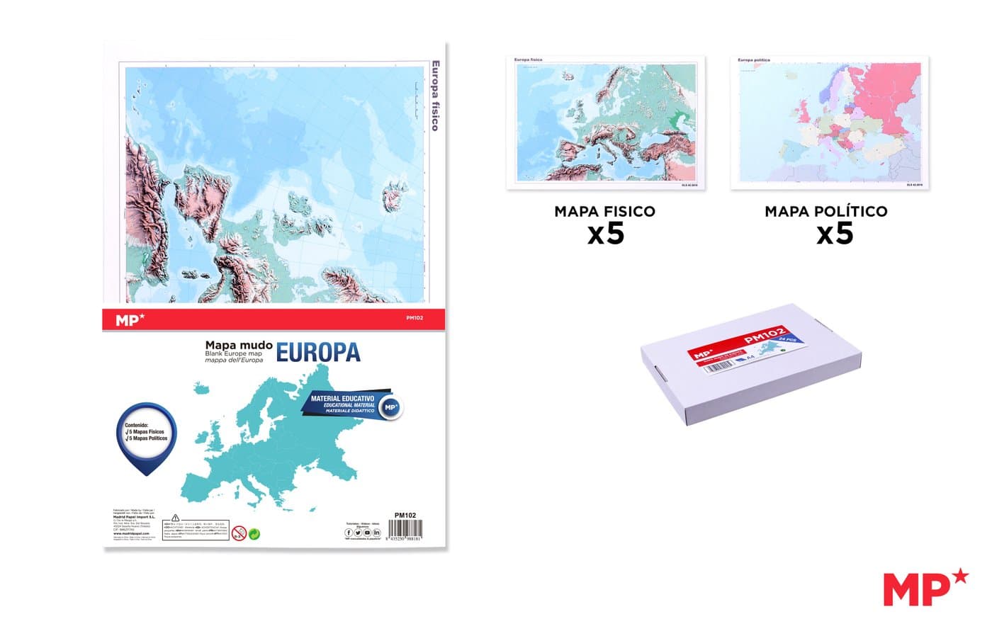 Mapa Europy MP