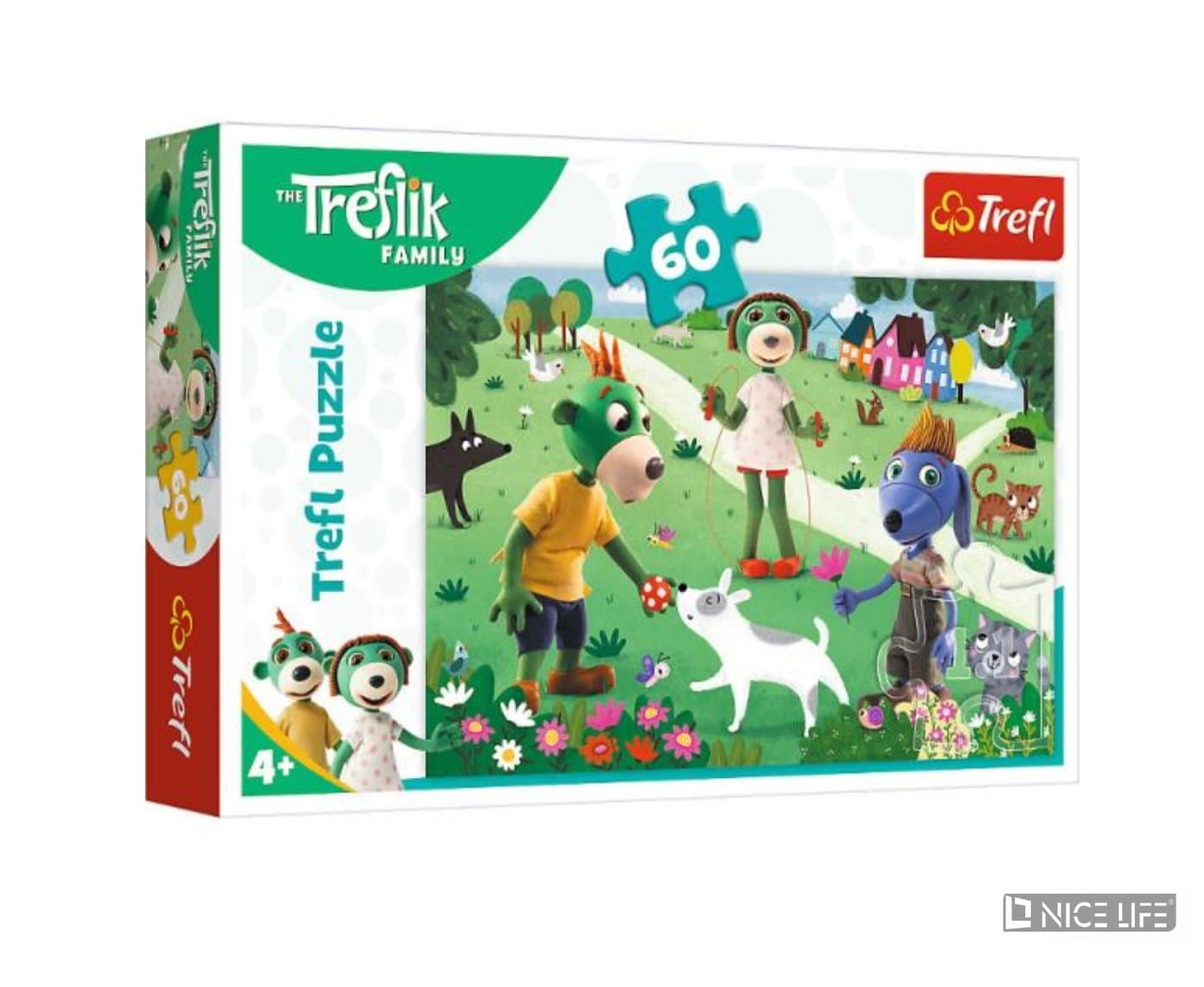 PUZZLE Radosny dzień Treflików 60