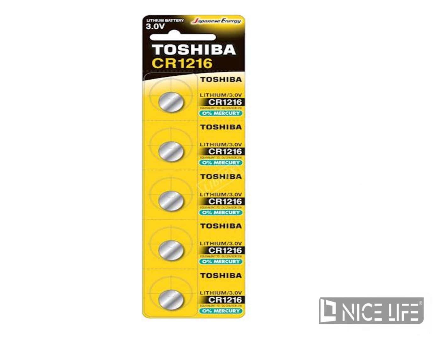 Bateria guzikowa CR-1216 srebrna