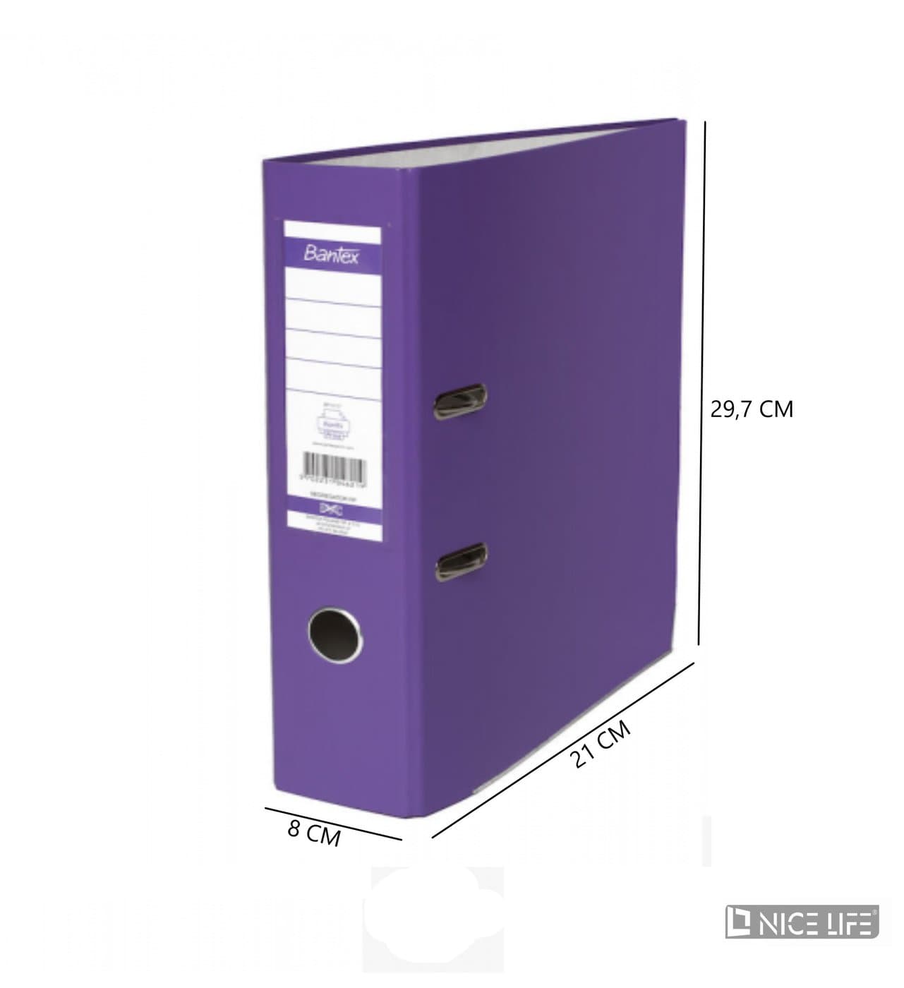 SEGREGATOR SZYNOWY XXL A4/8CM FIOLET