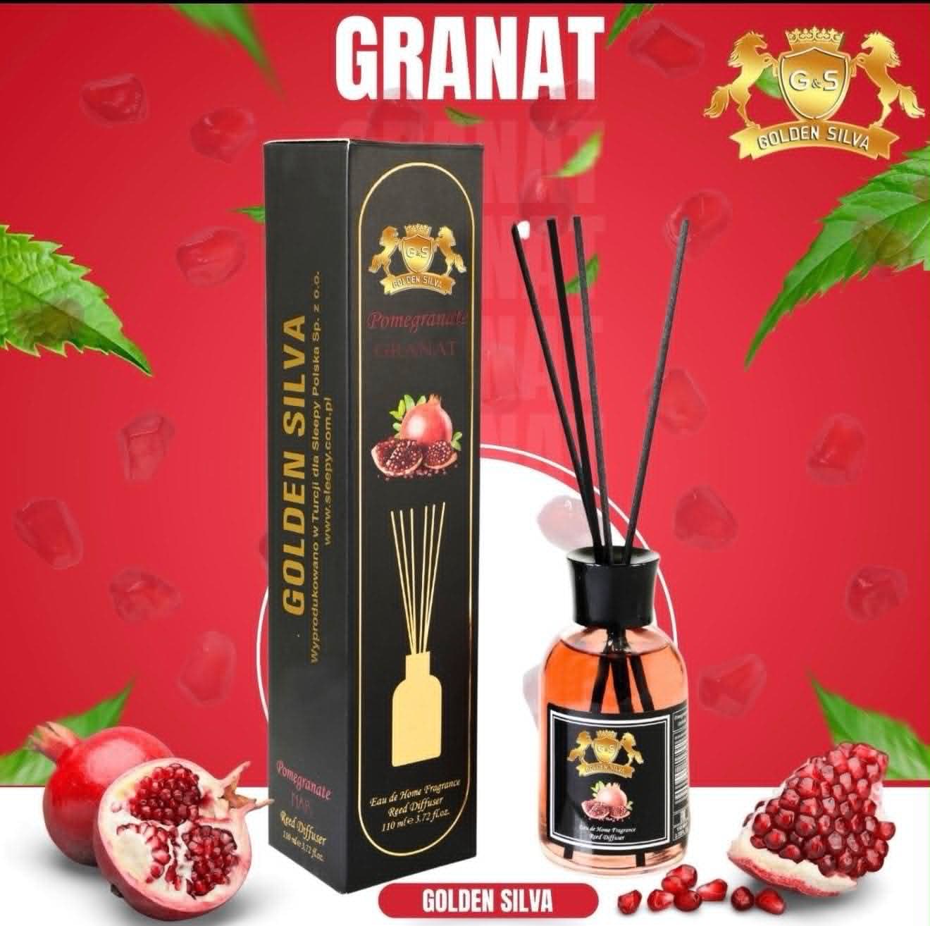 Dyfuzor zapachowy z patyczkami Granat