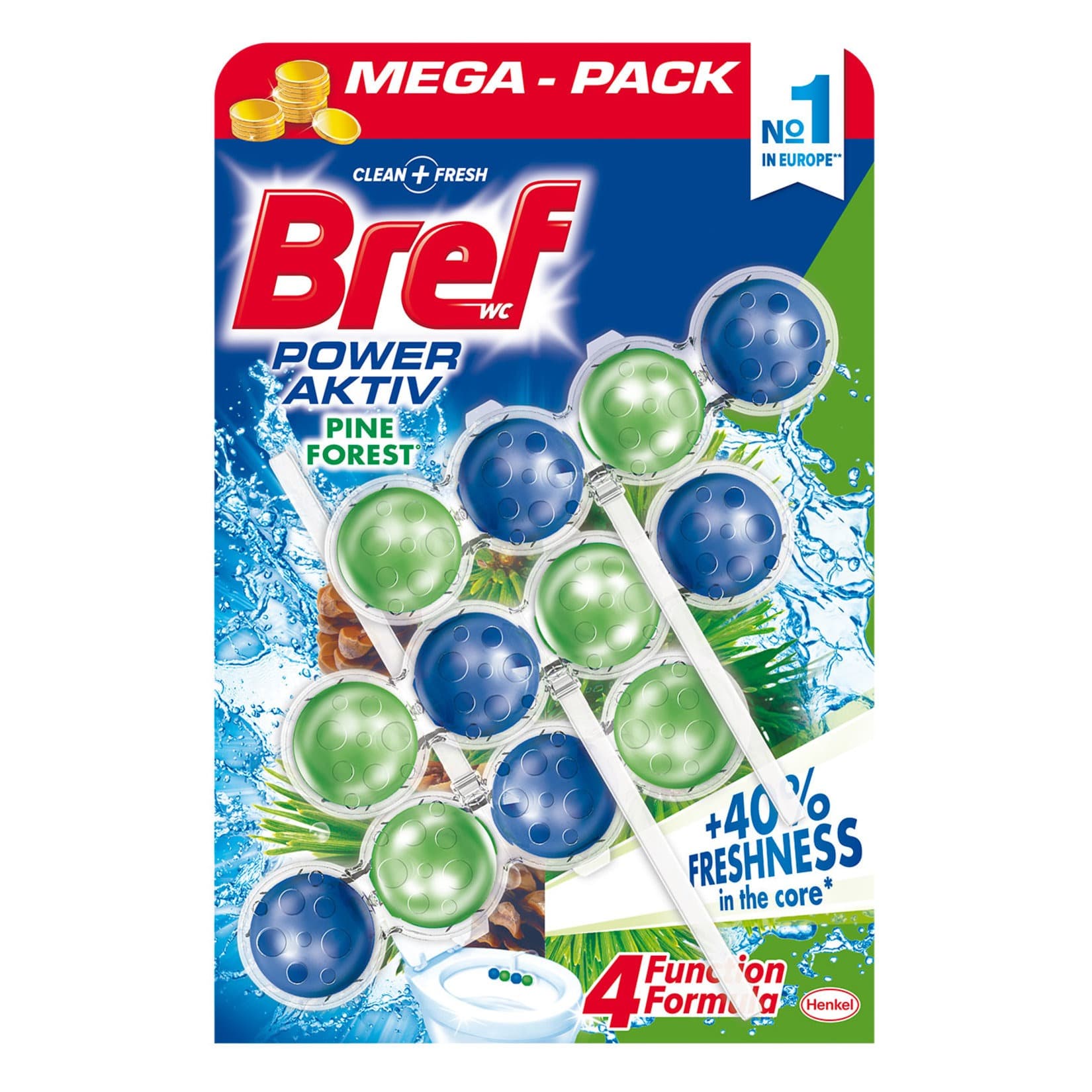 BREF wc kostka 3szt