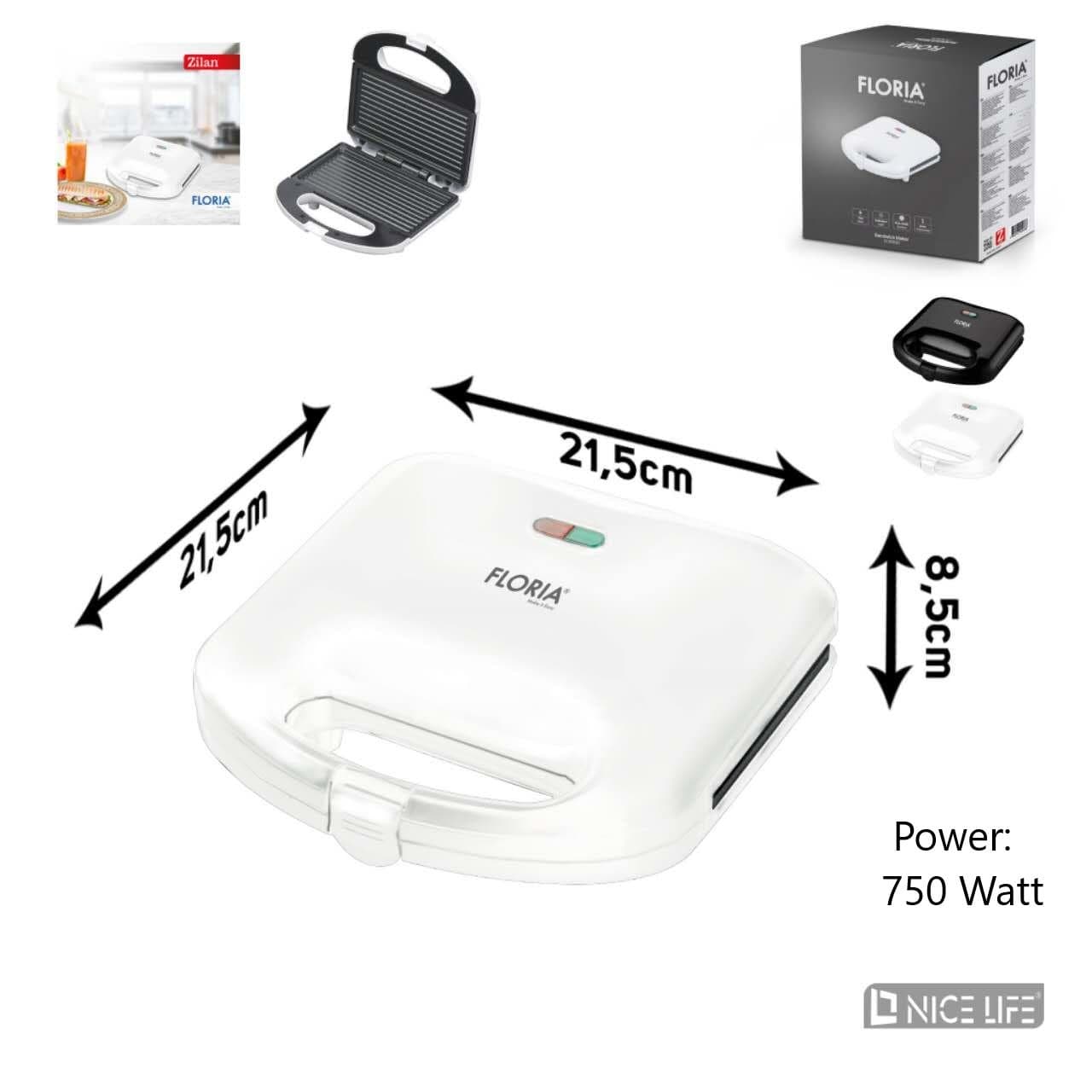 Sandwich Maker biały ZLN0830