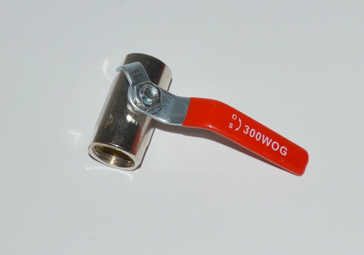 Zawór do węża prysznicowego metalowy chromowany