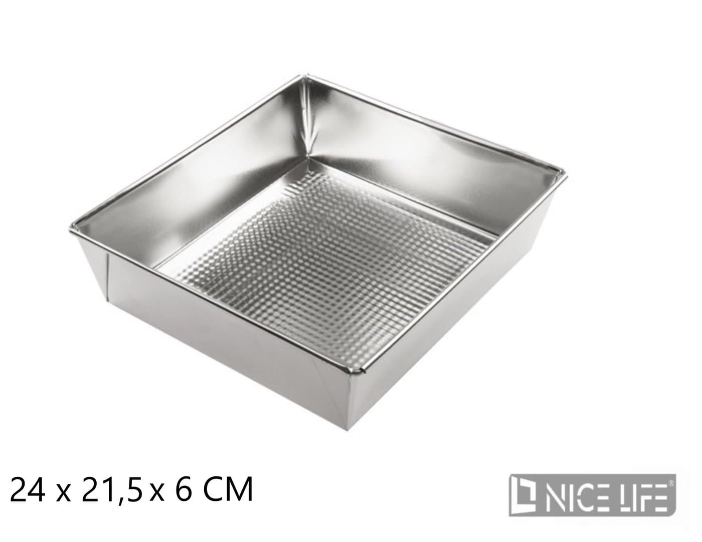 Blacha do pieczenia ciast metalowa 250 × 300