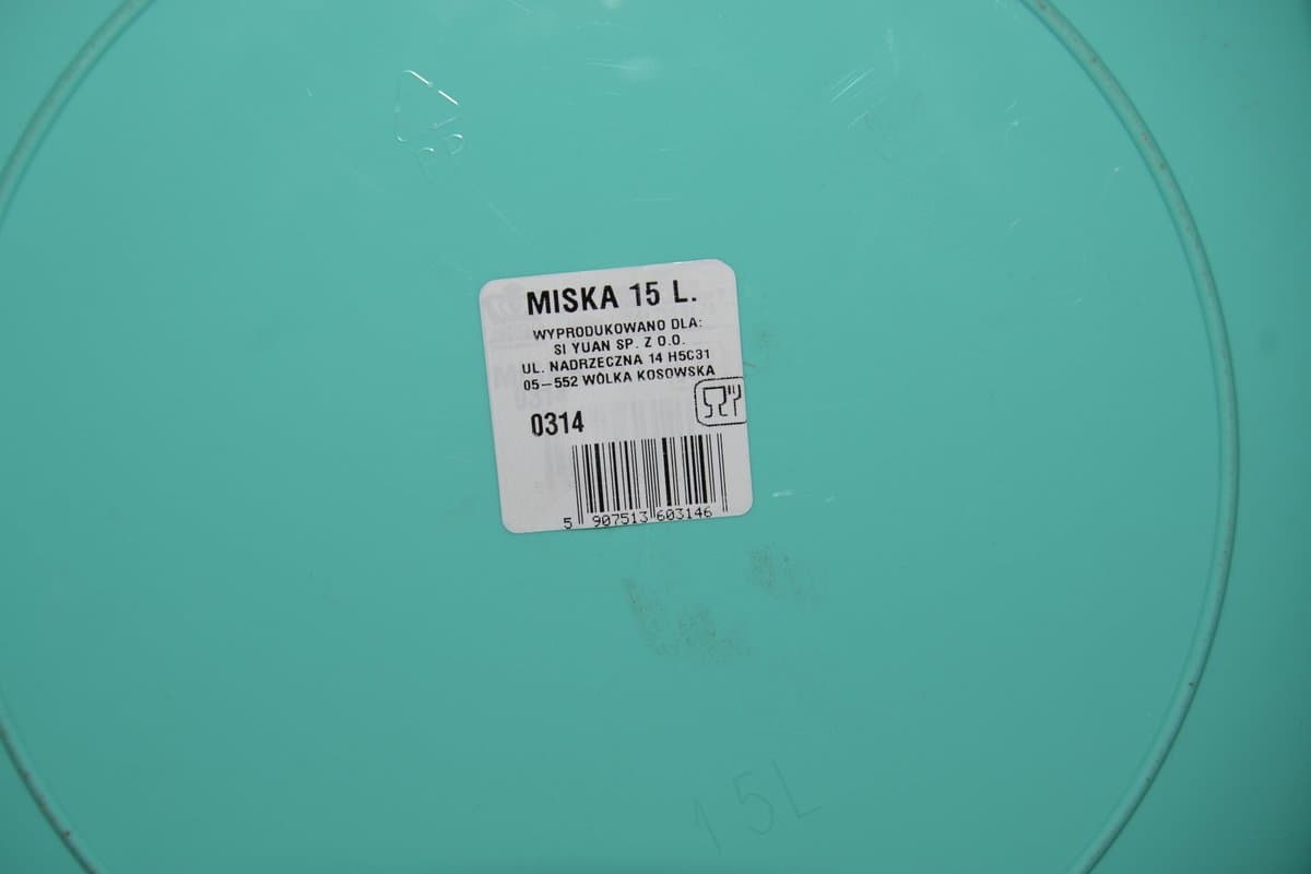 Miska plastikowa 15 l