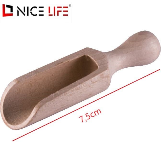 Czerpak drewniany do produktów sypkich 7,5 cm