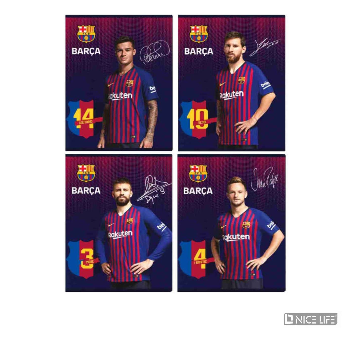 ZESZYT A5/32K. LINIA FC BARCA FAN7