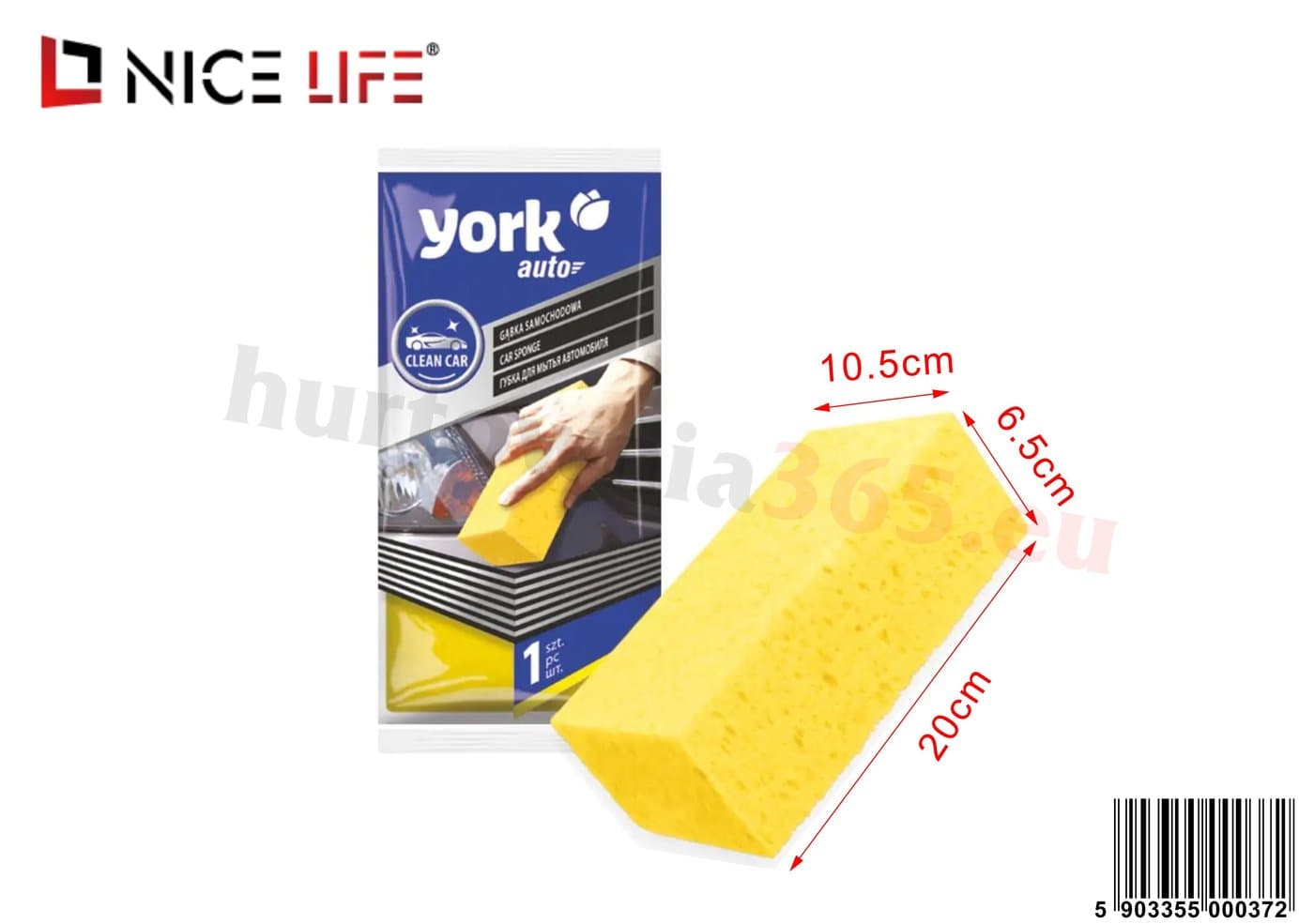 Gąbka do mycia samochodu