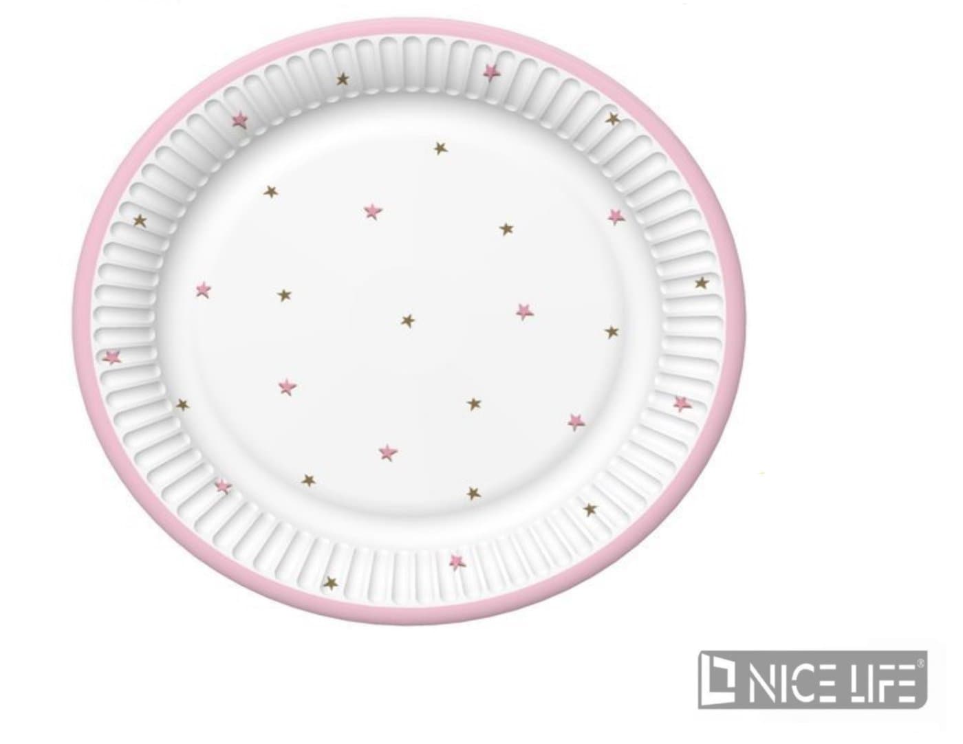 Talerzyki papierowe MAKI średnica 227mm 8szt. TM02_OG_053301