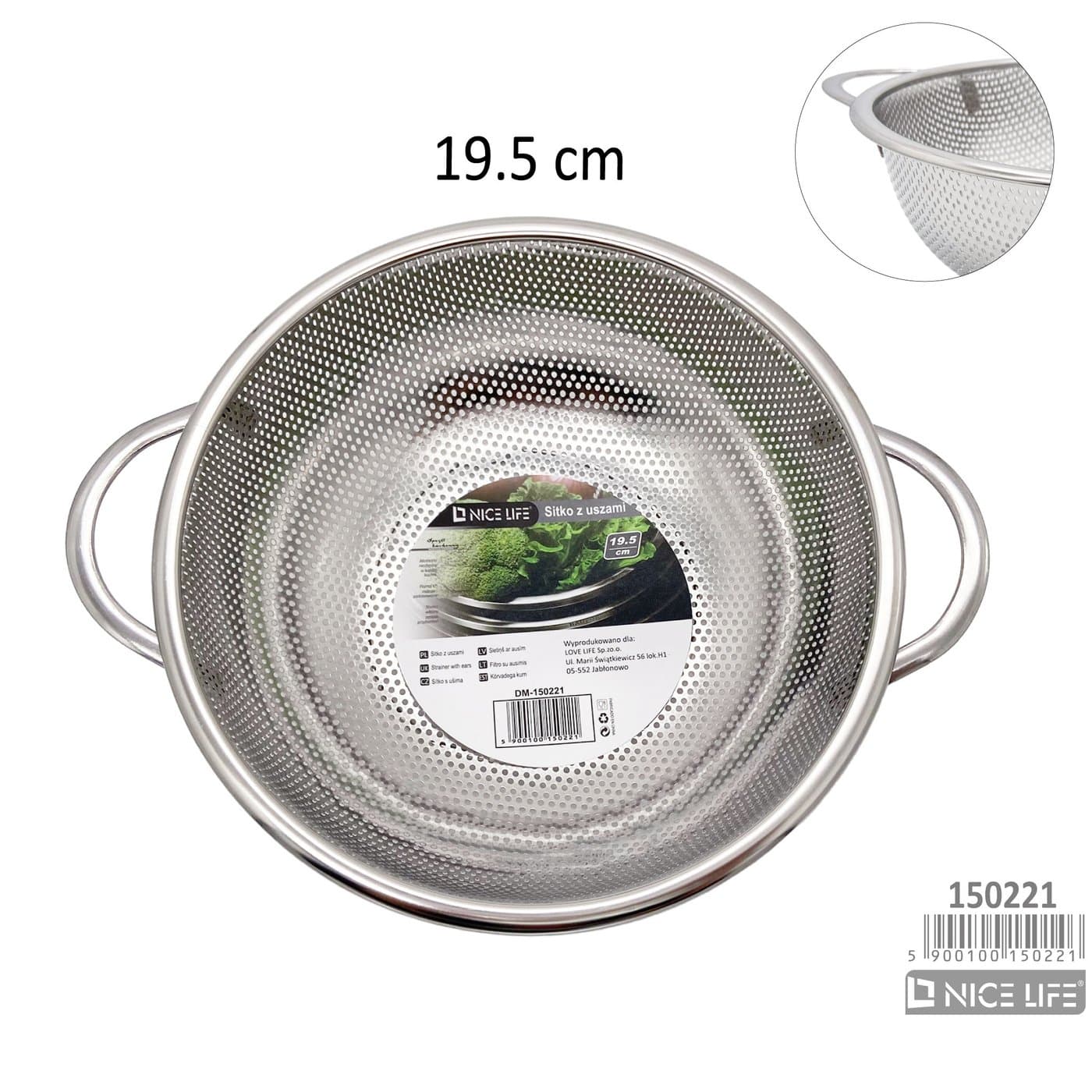 Sitko z uszami 19.5cm